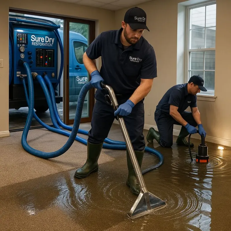 Water Extraction and Removal process in Stonybrook, PA